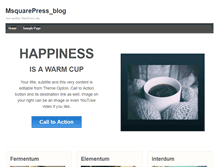 Tablet Screenshot of m-squarepress.com